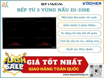 BẾP TỪ ĐÔI KOCHER DI-330E - Made in Korea